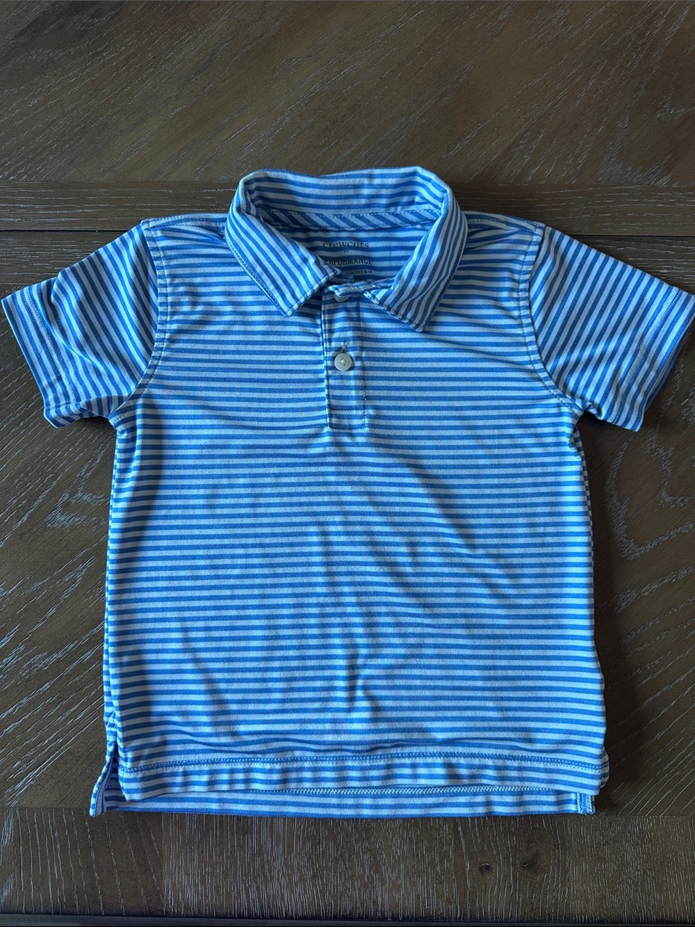 Children's Blue Striped Polo Shirt - J.Crew